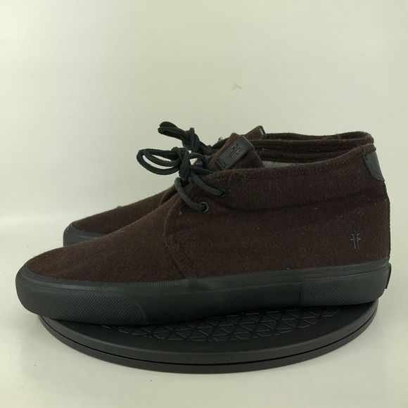 Frye Ludlow Brown Wool Chukka Casual Shoes 3480365-Win Men’s Size 10.5 - Picture 8 of 12